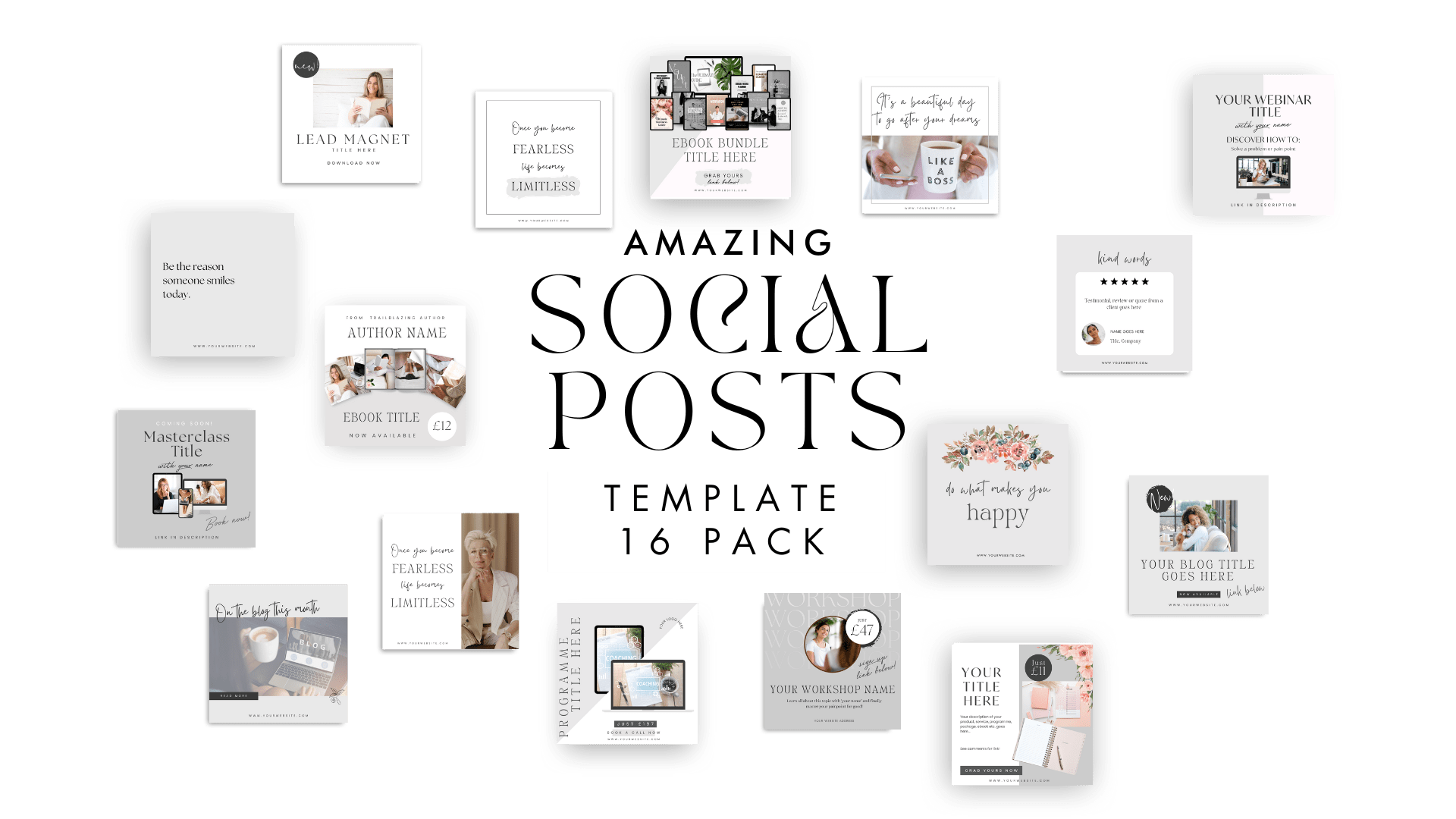 social media post templates